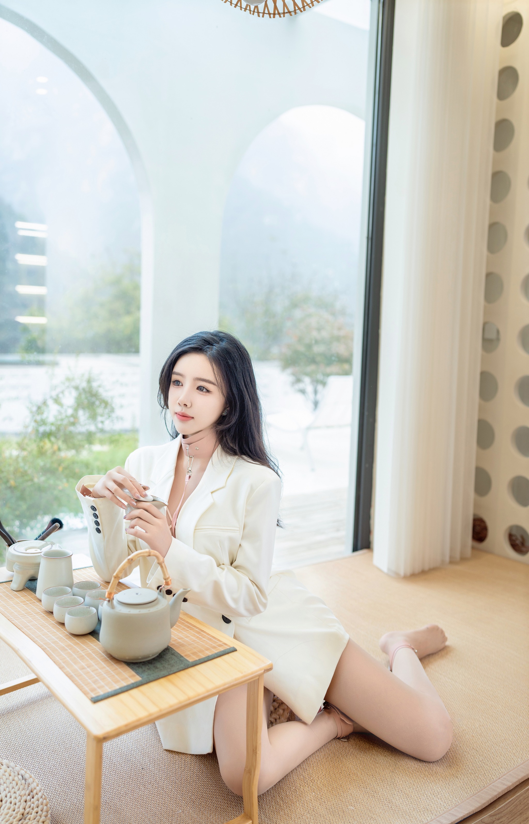 袁圆 - NO.010 内购无水印 品茶 [86P]-XikXak